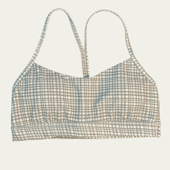 2 Lululemon Wunder Train Sports Bras size 8 Strappy Back Yoga Racer Padded Run - Picture 3 of 10